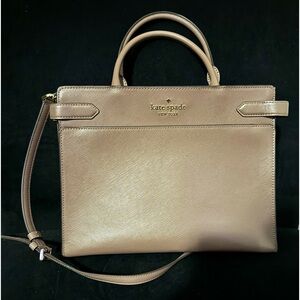 Taupe Kate Spade satchel/crossbody